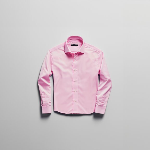 Image of a pink shirt on a grey background